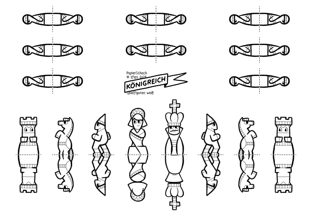 Königreich - weiße Figuren